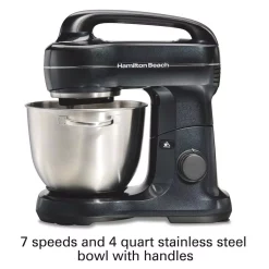Mixers Hamilton Beach 4 Qt. 7-Speed Black Stand Mixer -MegaChef Sales Shop black hamilton beach stand mixers 63394 44 1000