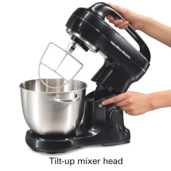 Mixers Hamilton Beach 4 Qt. 7-Speed Black Stand Mixer -MegaChef Sales Shop black hamilton beach stand mixers 63394 fa 1000