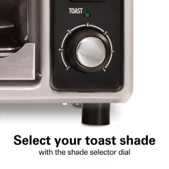 Toasters Hamilton Beach Toastation 1300 W 2-Slice Black And Gray Toaster Oven With Top Toasting Slot -MegaChef Sales Shop black hamilton beach toaster ovens 22723 66 1000