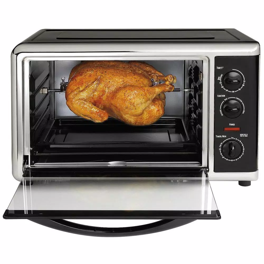 Toasters Hamilton Beach 1500-Watt 12-Slice Black Countertop Toaster Oven With Convection And Rotisserie 1 Toasters Hamilton Beach 1500-Watt 12-Slice Black Countertop Toaster Oven With Convection And Rotisserie