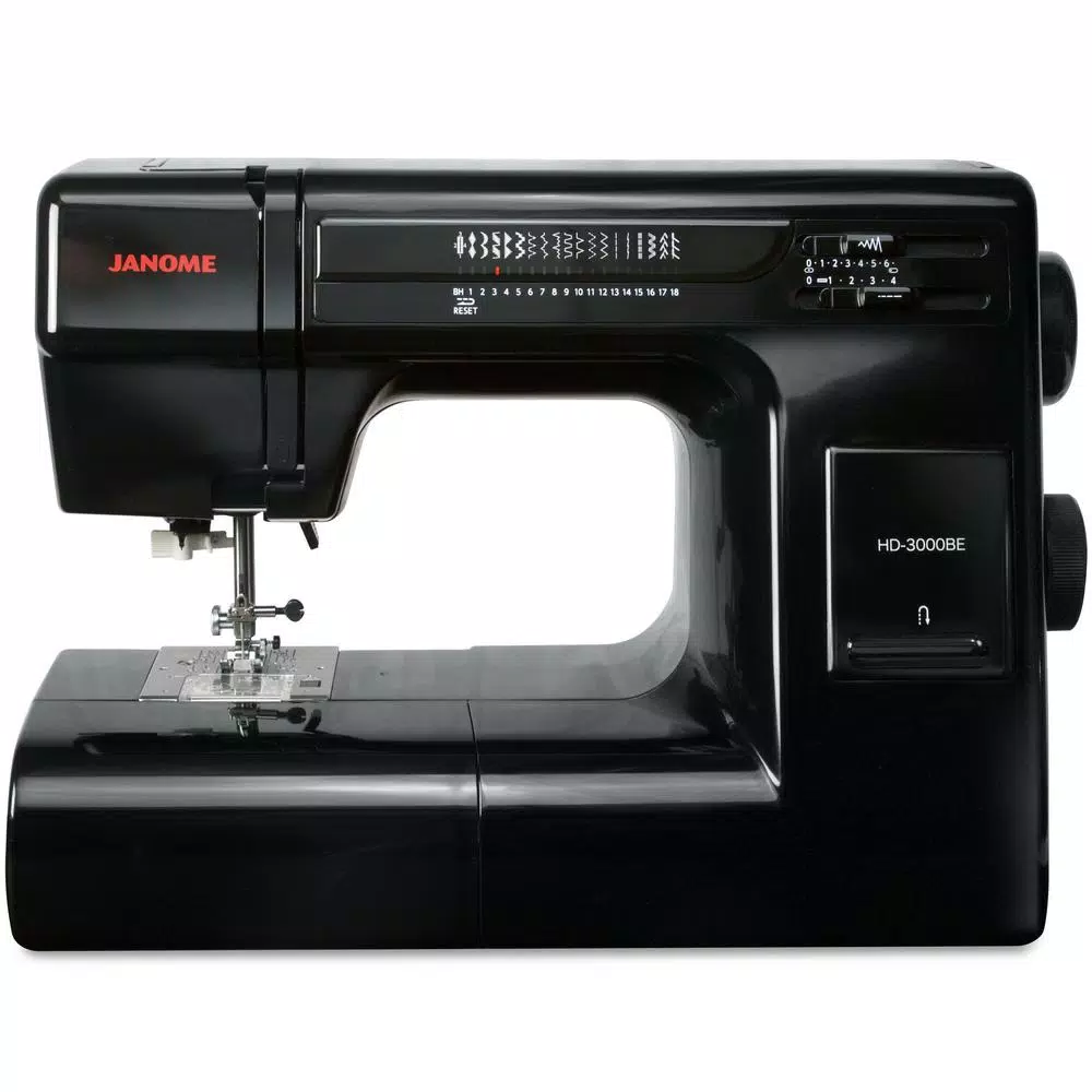 Sewing Machines Janome HD3000BE 18-Stitch Sewing Machine With Quilt Kit 1 Sewing Machines Janome HD3000BE 18-Stitch Sewing Machine With Quilt Kit
