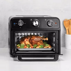 Air Fryers KALORIK 22 Qt. Black Air Fryer Oven -MegaChef Sales Shop black kalorik air fryers afo 46129 bk 31 1000