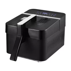 Deep Fryers KALORIK 3.5 Qt. Black 2-in-1 Digital Deep And Air Fryer