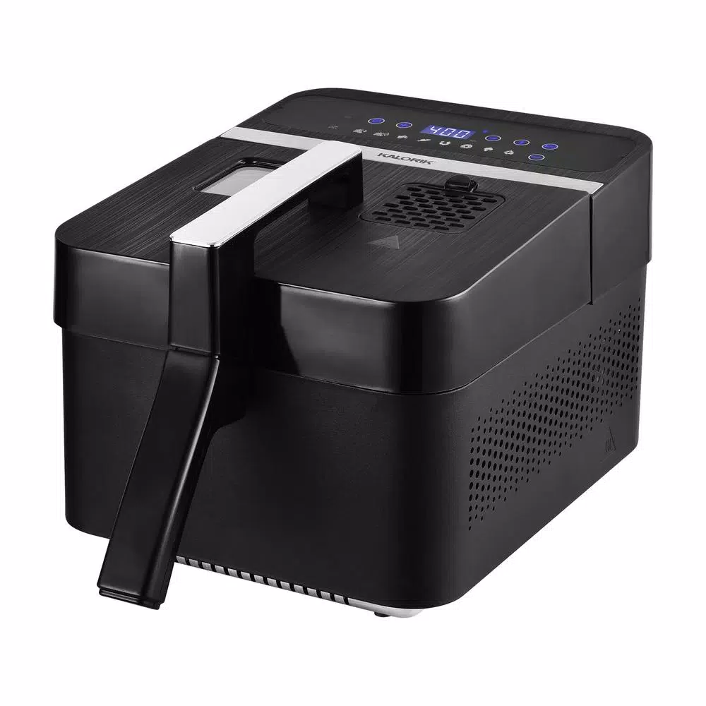 Deep Fryers KALORIK 3.5 Qt. Black 2-in-1 Digital Deep And Air Fryer 1 Deep Fryers KALORIK 3.5 Qt. Black 2-in-1 Digital Deep And Air Fryer