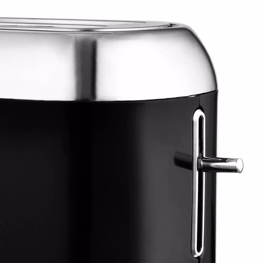 Toasters KALORIK Retro 2-Slice Black Wide Slot Toaster 4 Toasters KALORIK Retro 2-Slice Black Wide Slot Toaster - Image 4