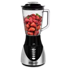 Blenders Koblenz Kitchen Magic Collection 50 Oz. 3-Speed And Pulse Black Glass Jar Blender -MegaChef Sales Shop black koblenz countertop blenders lkm 4703 vi 31 1000
