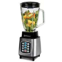 Blenders Koblenz Kitchen Magic Collection 50 Oz. 10-Speed Blending Programs Black Glass Jar Blender -MegaChef Sales Shop black koblenz countertop blenders lkm 8510 evi 31 1000