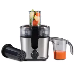 Juicers Koblenz Kitchen Magic Collection 50 Oz. Black 2-Speed Juice Extractor -MegaChef Sales Shop black koblenz juicers jekm 500 in 31 1000
