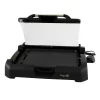 Electric Skillets & Indoor Grills MegaChef 165 Sq. In. Black Reversible Indoor Grill And Griddle With Removable Lid