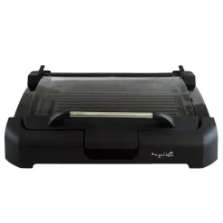 Electric Skillets & Indoor Grills MegaChef 165 Sq. In. Black Reversible Indoor Grill And Griddle With Removable Lid -MegaChef Sales Shop black megachef indoor grills 985101713m 76 1000