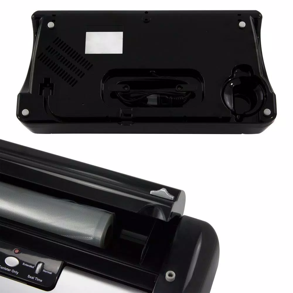 Food Processing Nesco Black Food Vacuum Sealer With Bag Cutter 3 Food Processing Nesco Black Food Vacuum Sealer With Bag Cutter - Image 3