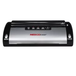 Food Processing Nesco Black Food Vacuum Sealer With Bag Cutter