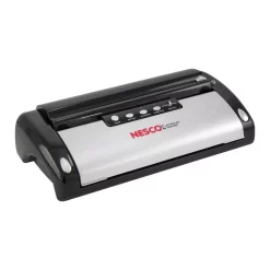 Food Processing Nesco Black Food Vacuum Sealer With Bag Cutter 20 Food Processing Nesco Black Food Vacuum Sealer With Bag Cutter -MegaChef Sales Shop black nesco food vacuum sealers vs 02 76 1000