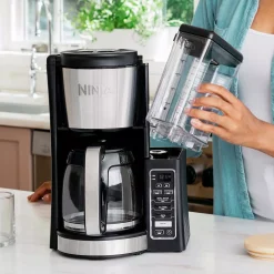 Coffee Makers NINJA 12-Cup Programmable Black Drip Coffee Maker With Filter -MegaChef Sales Shop black ninja coffee makers ce201 66 1000
