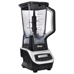 Blenders NINJA Nutri Ninja 72 Oz. 5-Speed Black Professional Blender With 2 Nutri Ninja Cups -MegaChef Sales Shop black ninja countertop blenders bl621 1f 1000