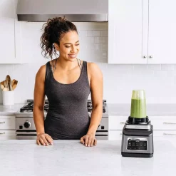 Blenders NINJA Professional Plus 72 Oz. 3-Speed Black Blender With Auto-iQ -MegaChef Sales Shop black ninja countertop blenders bn801 44 1000