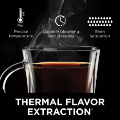 Coffee Makers NINJA 6.25-Cup Hot And Cold Brew Programmable Black Drip Coffee Maker -MegaChef Sales Shop black ninja drip coffee makers cp301 44 1000