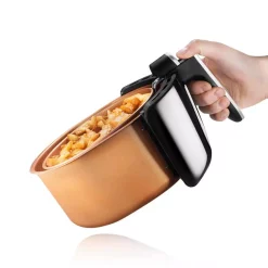 Air Fryers Gotham Steel 4 Qt. (3.8 L) Ti-Cerama Coating Non-Stick Digital Air Fryer -MegaChef Sales Shop black non stick gotham steel air fryers 2356 4f 1000