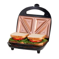 Electric Skillets & Indoor Grills Gotham Steel Ti-Ceramic Black Non-Stick Sandwich Maker