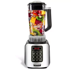 Blenders NutriChef 57 Oz. 5-Speed Black Digital Countertop Blender With Pulse Blend, Adjustable Time And Speed Settings -MegaChef Sales Shop black nutrichef countertop blenders ncbl1700 44 1000