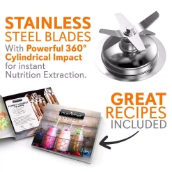 Blenders NutriChef 59 Oz. 9-Speed Black Digital Countertop Blender With Heat, Adjustable Time/Temperature/Speed Settings -MegaChef Sales Shop black nutrichef countertop blenders ncblsm150 1f 1000