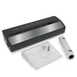 Food Processing NutriChef White With Reusable Vacuum Food Bags Automatic Food Vacuum Sealer Electric Air Sealing Preserver System 17 Food Processing NutriChef White With Reusable Vacuum Food Bags Automatic Food Vacuum Sealer Electric Air Sealing Preserver System -MegaChef Sales Shop black nutrichef food vacuum sealers pkvs25bk 76 1000