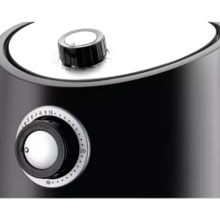 Toasters NutriChef Black Countertop Air Fryer Oven Cooker Healthy Kitchen Convection Air Fry Cooking -MegaChef Sales Shop black nutrichef toaster ovens pkairfr18 fa 1000