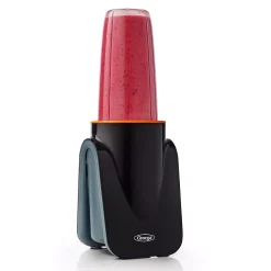 Blenders Omega Deluxe MeGo 32 Oz. 1-Speed Black Personal Blender -MegaChef Sales Shop black omega countertop blenders pbl1000bd2 44 1000