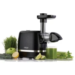 Juicers Omega Cold Press 365-Black Horizontal Slow Masticating Juicer 6 Juicers Omega Cold Press 365-Black Horizontal Slow Masticating Juicer -MegaChef Sales Shop black omega juicers h3000d 4f 1000