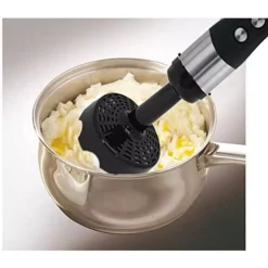 Blenders Ovente 6-Speed Hand Blender Potato Masher Attachment, Black -MegaChef Sales Shop black ovente countertop blenders acphs500b 1f 1000