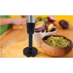 Blenders Ovente 6-Speed Hand Blender Potato Masher Attachment, Black -MegaChef Sales Shop black ovente countertop blenders acphs500b c3 1000