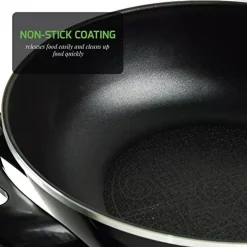 Electric Skillets & Indoor Grills Ovente 13 In. Black Non-Stick Electric Skillet With Aluminum Body Adjustable Temperature Controller Tempered Glass Cover -MegaChef Sales Shop black ovente electric skillets sk3113b 44 1000