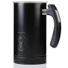 Coffee Makers Ovente 8 Oz. Black Automatic Electric Milk Frother And Steamer Hot Or Cold Froth Functionality Foam Maker And Warmer