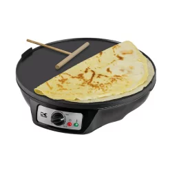Electric Skillets & Indoor Grills KALORIK Crepe And Pancake Maker -MegaChef Sales Shop black plastics aluminum stainless steel kalorik indoor grills crm 43667 bk 1f 1000
