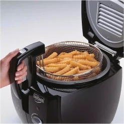Deep Fryers Presto CoolDaddy Cool-Touch Deep Fryer -MegaChef Sales Shop black presto deep fryers 05442 76 1000