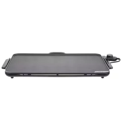 Electric Skillets & Indoor Grills Presto SlimLine 286 Sq. In. Black Electric Griddle With Temperature Sensor -MegaChef Sales Shop black presto electric griddles 07072 66 1000