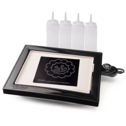 Electric Skillets & Indoor Grills Presto 112.5 Sq. In. Black Non-Stick PanGogh Electric Griddle Pancake Art Kit