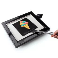 Electric Skillets & Indoor Grills Presto 112.5 Sq. In. Black Non-Stick PanGogh Electric Griddle Pancake Art Kit 14 Electric Skillets & Indoor Grills Presto 112.5 Sq. In. Black Non-Stick PanGogh Electric Griddle Pancake Art Kit -MegaChef Sales Shop black presto electric griddles 07080 fa 1000