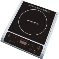 Food Warmers SPT Single Burner 7.25 In. Black And Silver Induction Hot Plate