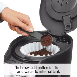 Coffee Makers Hamilton Beach BrewStation 12-Cup Coffee Maker -MegaChef Sales Shop black stainless look hamilton beach coffee makers 48464 fa 1000