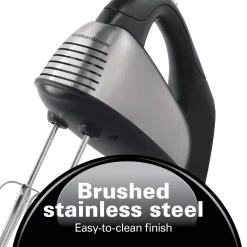 Mixers Hamilton Beach Classic 6-Speed Hand Mixer -MegaChef Sales Shop black stainless look hamilton beach hand mixers 62650 1f 1000