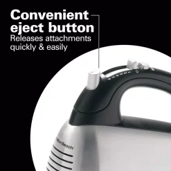 Mixers Hamilton Beach Classic 6-Speed Hand Mixer -MegaChef Sales Shop black stainless look hamilton beach hand mixers 62650 fa 1000