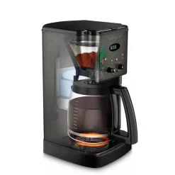 Coffee Makers Cuisinart Brew Central 12-Cup Black Stainless Steel Drip Coffee Maker With Glass Carafe -MegaChef Sales Shop black stainless steel cuisinart drip coffee makers dcc 1200bksp1 4f 1000