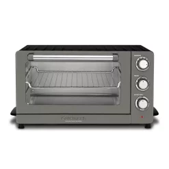 Toasters Cuisinart 1500 W 6-Slice Black Stainless Steel Convection Toaster Oven With Broiler