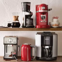 Coffee Makers OXO 12 Oz. Black Stainless Steel Burr Coffee Grinder With Integrated Scale -MegaChef Sales Shop black stainless steel oxo coffee grinders 8710200 31 1000