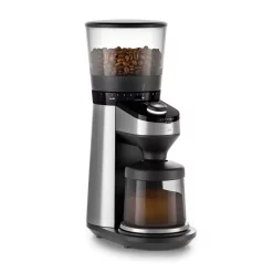 Coffee Makers OXO 12 Oz. Black Stainless Steel Burr Coffee Grinder With Integrated Scale -MegaChef Sales Shop black stainless steel oxo coffee grinders 8710200 d4 1000