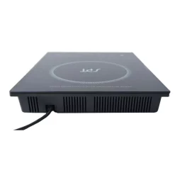 Food Warmers SPT 1650-Watts 8 In. Single Burner Induction Cooker (Black) With 3.5L Induction Ready Stainless Steel Pot W/ Glass Lid -MegaChef Sales Shop black stainless steel spt hot plates sr 1882 42b 4f 1000