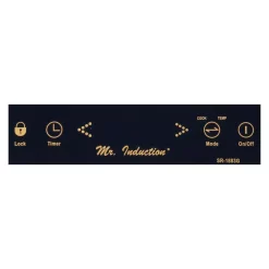 Food Warmers SPT 1650-Watts 8 In. Single Burner Induction Cooker (Gold/Black) With 3.5L Induction Ready Pot W/ Glass Lid -MegaChef Sales Shop black stainless steel spt hot plates sr 1883g 42b 4f 1000