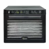 Food Processing Tribest Sedona Rawfood 9-Tray Black Stainless Steel Food Dehydrator