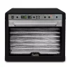 Food Processing Tribest Sedona Combo 9-Tray Black Stainless Steel Food Dehydrator With Built-In Timer